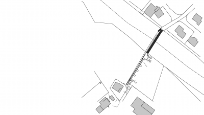 Fuß- u. Radwegbrücke, Zwischenwasser, Lageplan