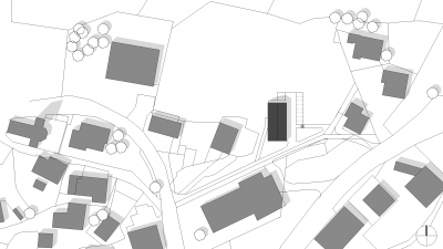 Dorf, Warth, Lageplan