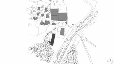 Biomasseheizwerk, Mellau, Lageplan