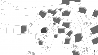 Owens "Haus Drexel", Warth, Lageplan