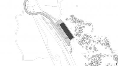 Biomasseheizwerk, St. Christoph, Lageplan