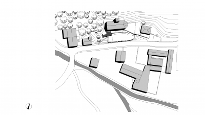 Totenkapelle Reuthe, Lageplan