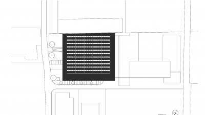 Glas Marte - Zuschneidehalle , Bregenz, Lageplan