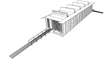 Ausstellungshalle, Murau, Perspektive