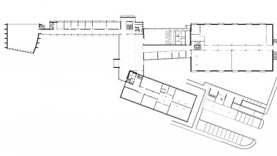 Textilschule, Dornbirn, Erdgeschoss