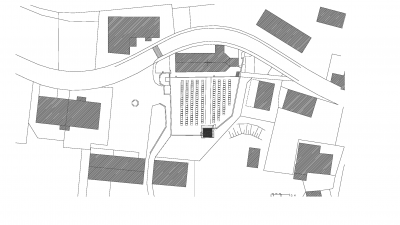 Friedhofskapelle, Bizau, Lageplan