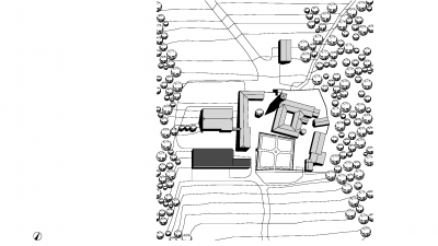 Propstei St. Gerold - Reithalle, St. Gerold, Lageplan