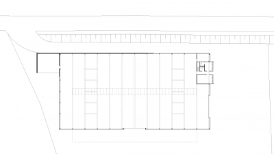 Metzler-Holz KG - Lagerhalle, Bezau, Grundriss