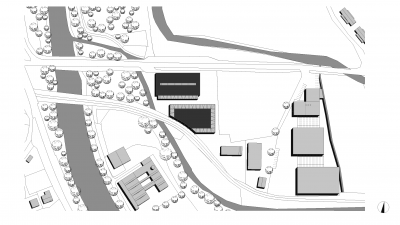 Metzler-Holz KG - Lagerhalle, Bezau, Lageplan