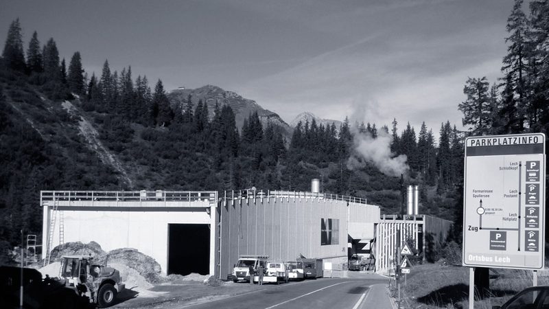 Biomass heating plant expansion, Lech