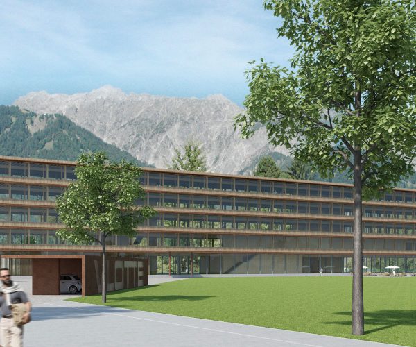 Wettbewerb IZM Illwerke Zentrum Montafon, Rendering Thomas Knapp