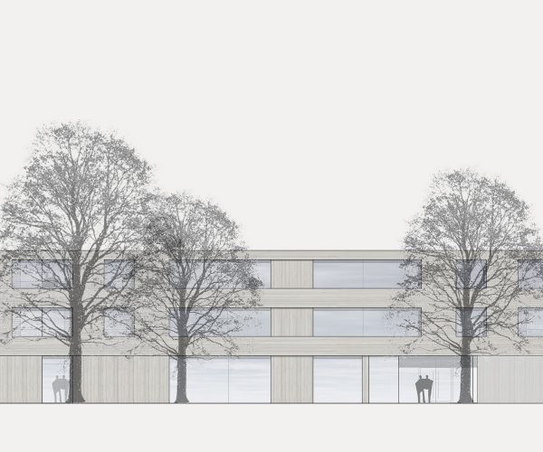 Wettbewerb Heimat Österreich - Liefering, Rendering Architekten Hermann Kaufmann