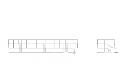 Transfer Wohnraum Vorarlberg Blattur, Götzis, Schnitt Haus 1