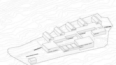 School on a slope, Frankfurt (Bergen-Enkheim)