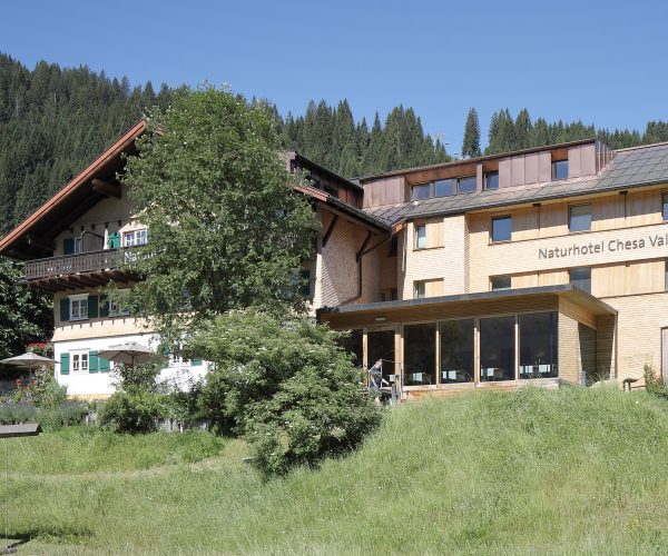 Naturhotel Chesa Valisa – Erweiterung Stammhaus, Hirschegg, Foto Norman Radon