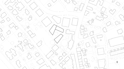 Rathaus Quartier B1+B2, Hohenems, Lageplan